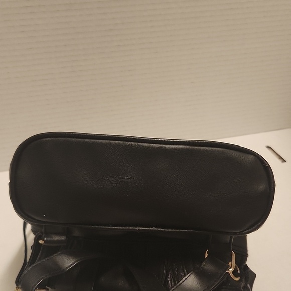 Backpack mini purse guine leather body simulated trim main image 2